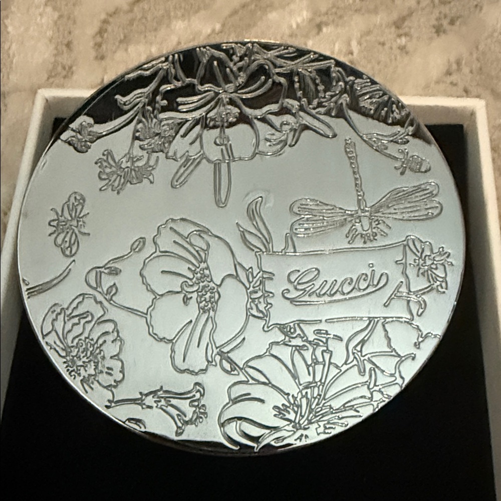 GWP - Gucci Flora Silver Compact Mirror